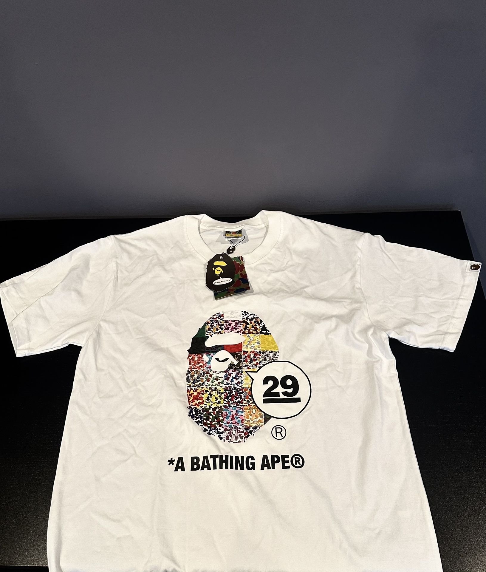 Bape "29" White Tee - Adult Large