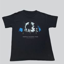 Sequoia National Park California vintage black 2000’s baby tee Size XS