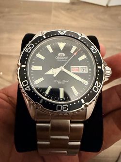 Orient Kamasu Automatic Diver, Black Dial , 200m ,Box Papers Included