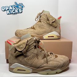 Size 10.5M - Jordan 6 “Travis Scott British Khaki”