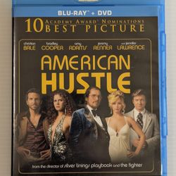 American Hustle DVD - Shelf Wear Only - Case and Cover Included