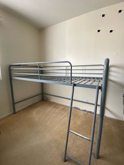 DHP Junior Twin Loft Bed — Silver