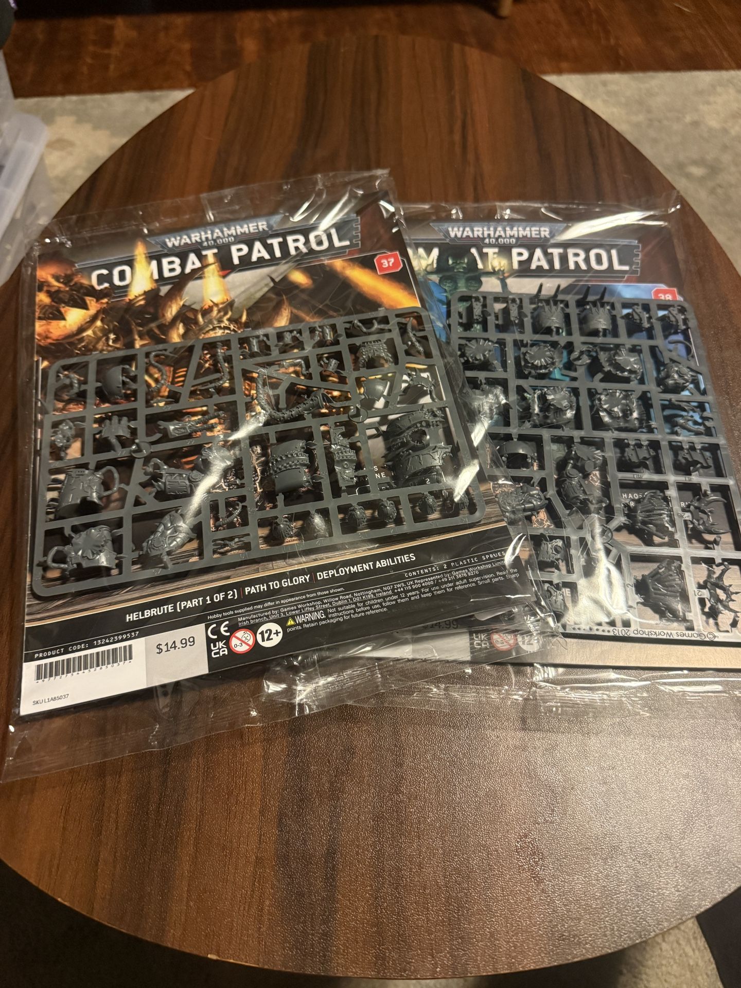 Warhammer 40K Hachette Combat Patrol Issues 37&38 Chaos Hellbrute