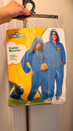 Spirit Halloween cookie Monster adult costume