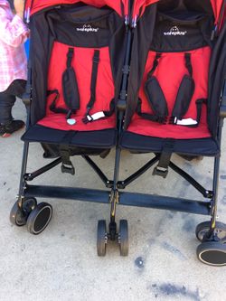 Cariola para dos bebes