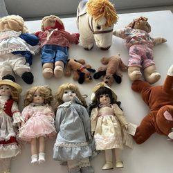 Cabbage Patch, Pound Puppy, Dolls
