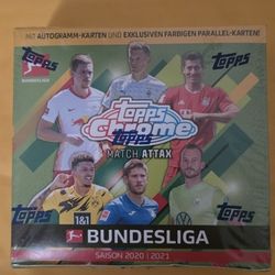 Topps Chrome Bundesliga Match Attax Sealed Box