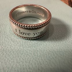 Tiffany & Co I love you Beaded ring
