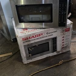 Sharp SMC1585BS 1.5 cu. ft. Microwave Oven with Convection Cooking in Stainless Steel