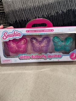 Smushies Glitter Butterfly Squishies 3-Pack