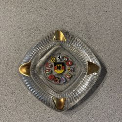 Glass Ashtray German