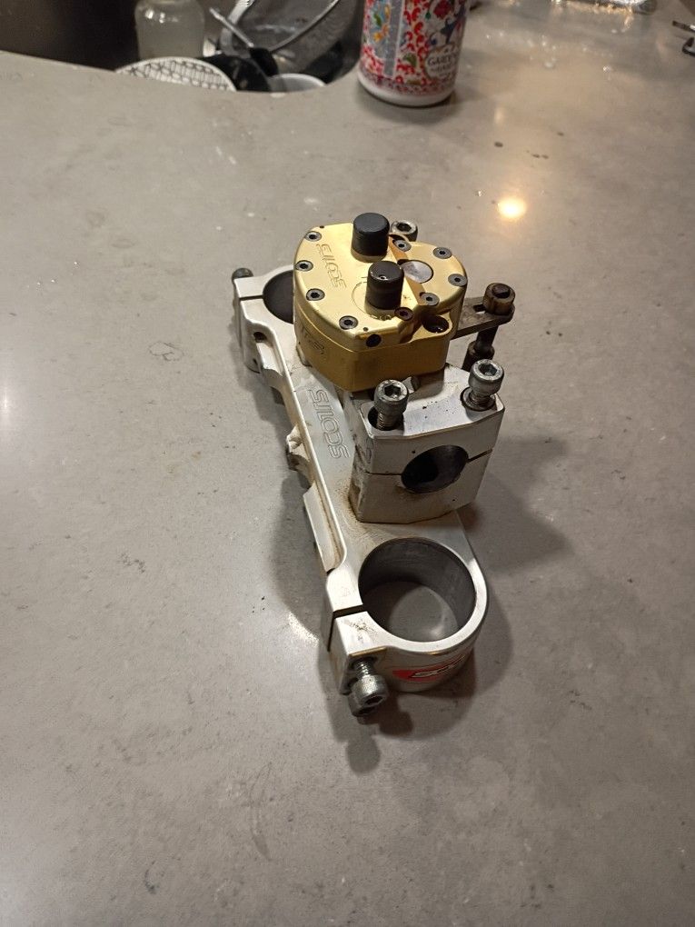 Drz400 Scott's Triple Clamps And Stabilizer