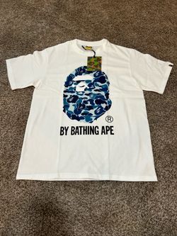 BAPE ABC Camo Tee . Blue and white