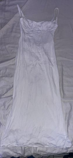 Meshki White Linen Summer Dress
