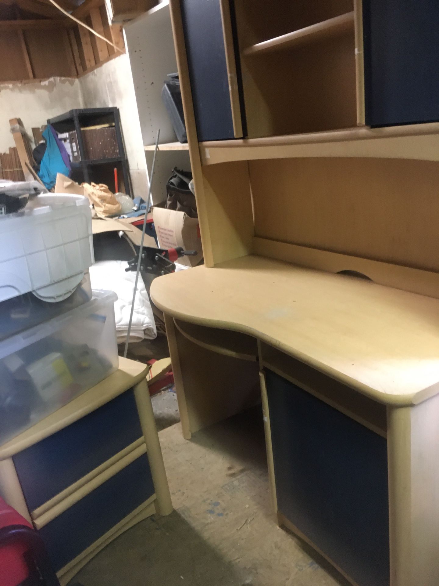 Kids Furniture, Desk Shelf and Bed Stand