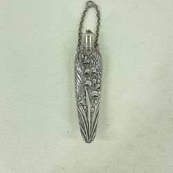 Antique Gorham Sterling Silver Lily Of The Valley Perfume Bottle