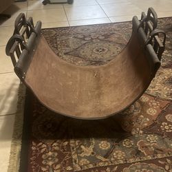 Rod Iron Firewood Holder