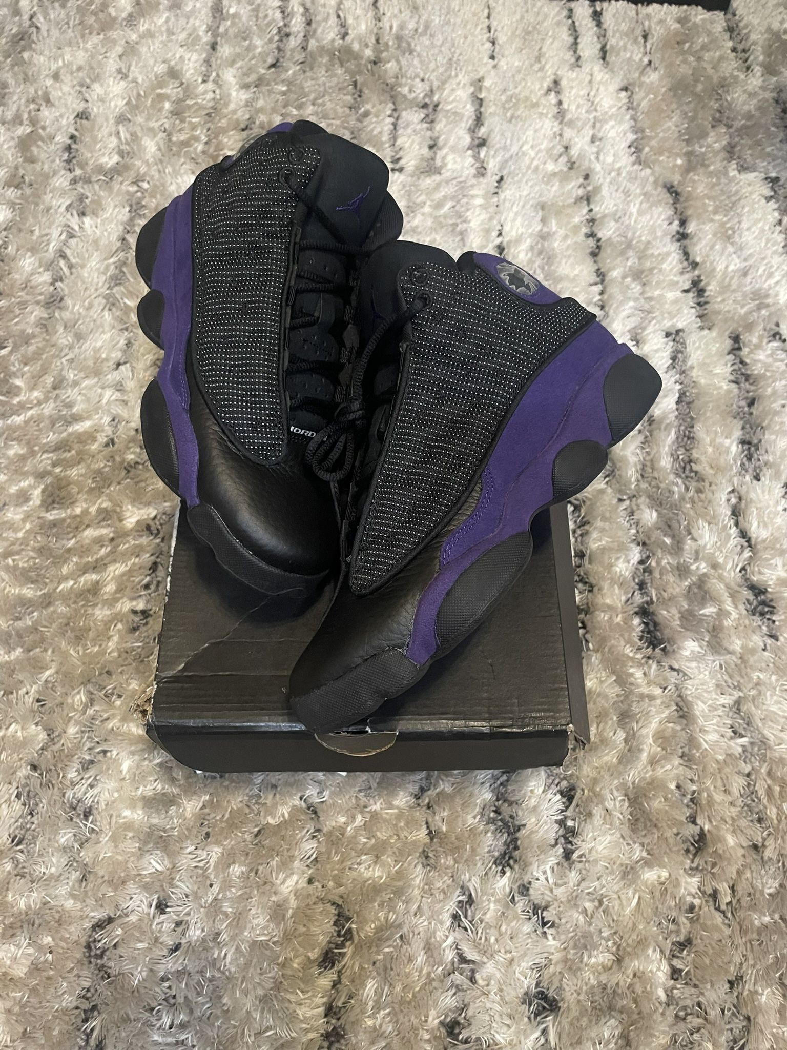 Jordan 13 Court Purple Size 6Y 100% Authentic 