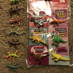 Dinosaurs, lizards and scorpion