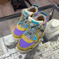 Union X Air Jordan 4 Desert Moss Size 13 Sneakers