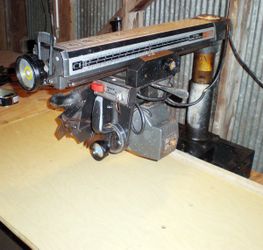 Radial arm craftsman circular saw used