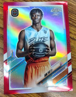 Kok Yat Topps Chrome RC Red Refractor Card 4/5