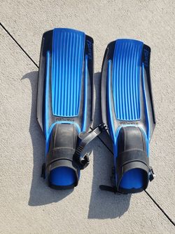 Diving scuba fins
