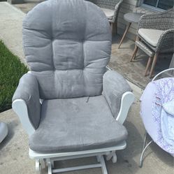 Gray Rocking  Chair 