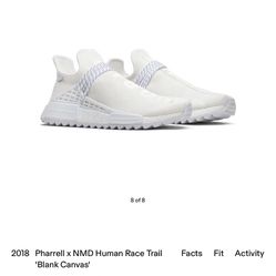 Adidas Pharrell x NMD Human Race Trail 'Blank Canvas'