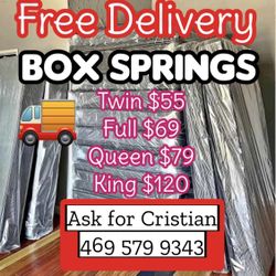 Box Springs  Twin box Full box  Queen box  King box  Bases para colchon  Box spring 