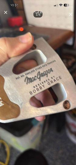Bobby Grace McGregor collectible golf club Putter hard to find high-end club