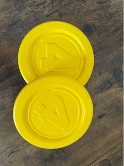 Jumbo Connect 4 Replacement Pieces - 2 Pieces, Yellow