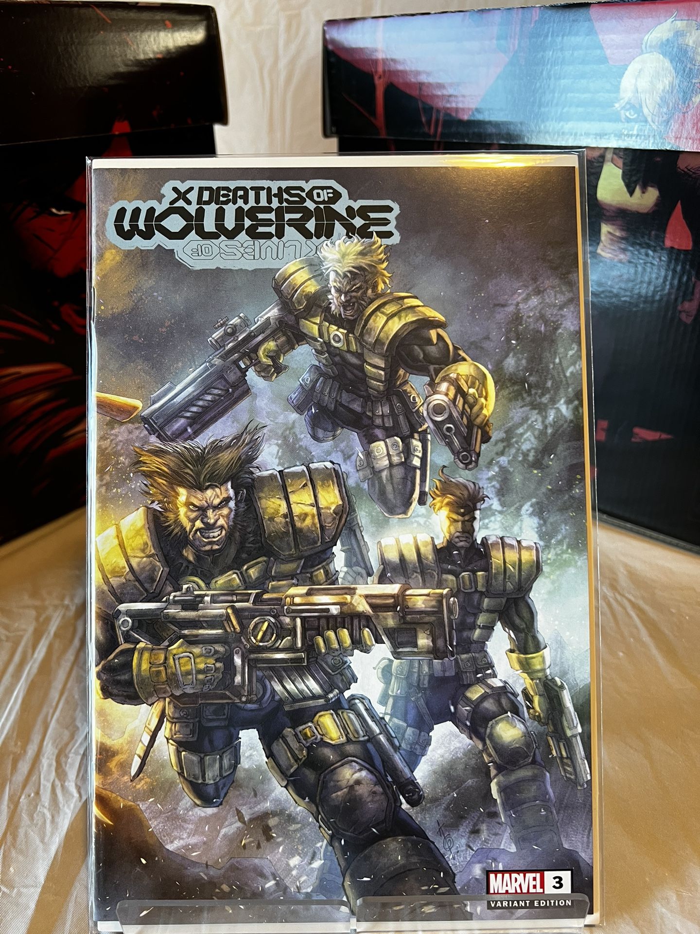 X Deaths of Wolverine #3 Alan Quah Exclusive Trade Variant Marvel Comics NM