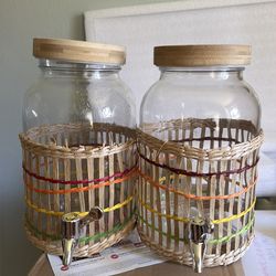 1.5 liter beverage dispensers glass