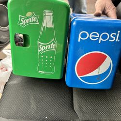 Sprite And Pepsi 6-Can Mini Fridges