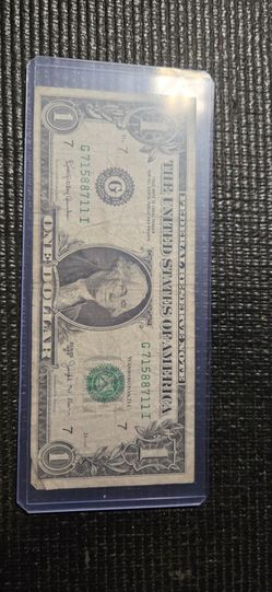 1969 US One Dollar Bill Barr Note