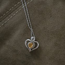 Citrine  (November) Necklace 