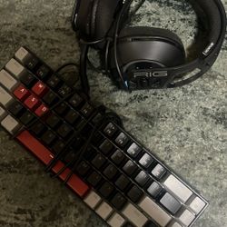 Headset and Keyboard