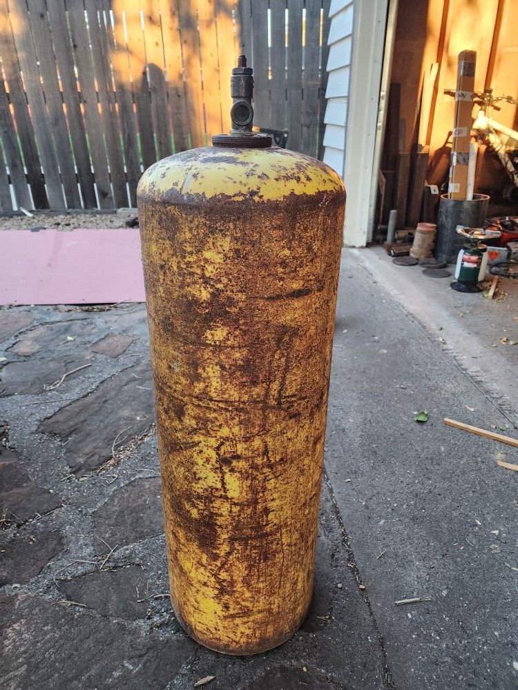 Empty Acetylene Tank