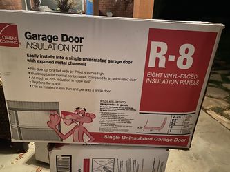 Garage door insulation kits, new, still in box