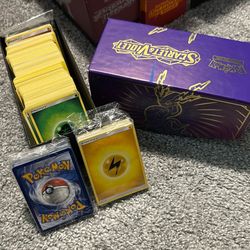 Box of Pokémon energy cards