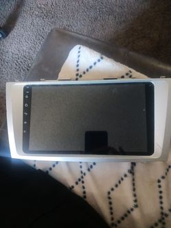Touch screen in dash for truck or van