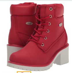 Red shop lugz boots