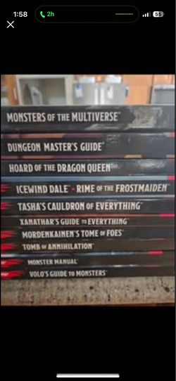 Dungeons & Dragons 5e books