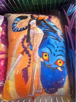 Demon hunter pillow