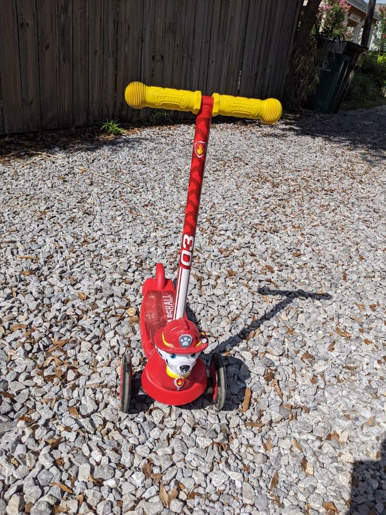 Paw Patrol Scooter