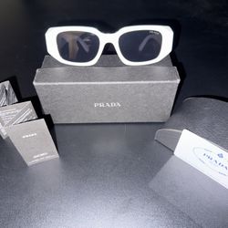 Prada PR 17 White Shades 