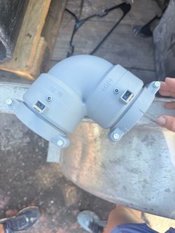 GF+ PP 75mm Electrofusion 90° Elbow Fitting