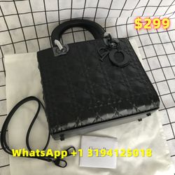 Dior Lady Dior Bag Cannage Lambskin Medium Black