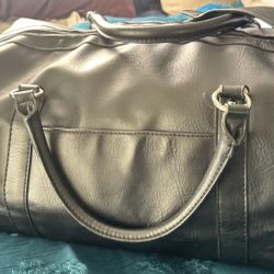Leather Duffle Bag - London Fog